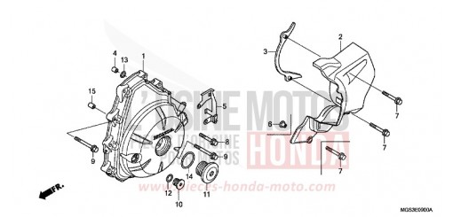 A.C. GENERATOR COVER NC700XDD de 2013